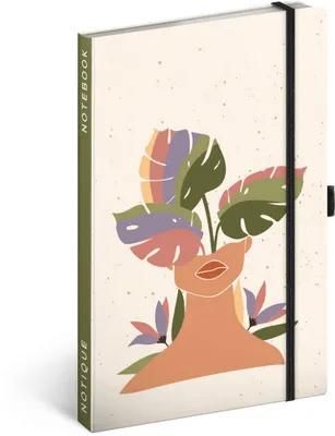 Produktbild von Monstera Notizbuch, liniert, 13 × 21 cm