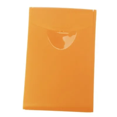 Image de Boîte pour 20 cartes de visite orange 90x54x4mm Cognito