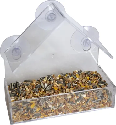 Produktbild von Duvo+ Futterhaus Paris transparent für Gartenvögel