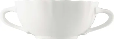 Produktbild von Hutschenreuther Maria Theresia Suppentasse, Obertasse, Porzellan, Weiß, Spülmaschinenfest, 280 ml, 10422