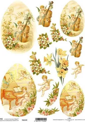 Produktbild von ITD Etikettenset SCRAPBOOKING - TAG-122 Ostern