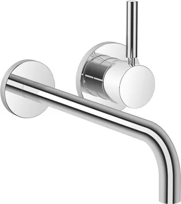 Produktbild von Dornbracht Waschtisch Wand Einhebelmischer mit Einzelrosetten Meta platin matt, 36863660-06