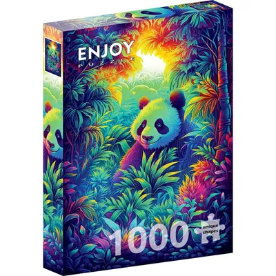 Zdjęcie produktu dla Puzzle 1000 elementów Enjoy – Panda Corner