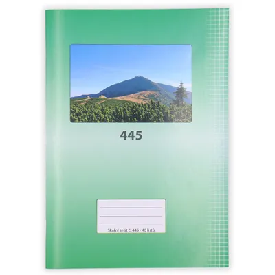 Produktbild von 445 - Notizbuch A4 quadratisch 40l.