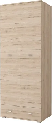 Produktbild von Drehtürenschrank Kleiderschrank Schrank mit Schublade Schlafzimme Jugendzimmer Diele silberene Griffe Grenada