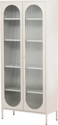 Produktbild von Lima Vitrinenschrank 2 Türen beige.