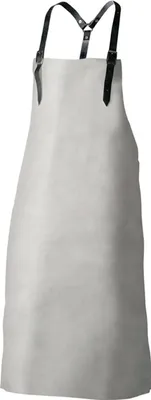 Produktbild von Brustlatzschürze Knut L.ca.100xB.ca.80cm grau Spaltleder FELDTMANN