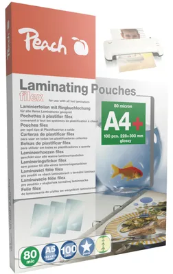 Produktbild von Peach 510970, Transparent, A4, 100 Stück(e)
