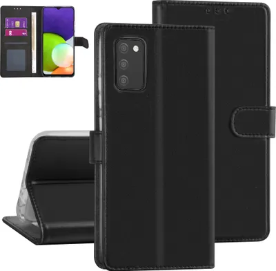 Immagine prodotto di Custodia a libro per Samsung Galaxy A03s - Nero - Portacarte - Chiusura magnetica