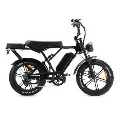 Produktbild von OUXI C90 Elektrisches Fatbike – Alarmanlage – NFC-Chip – 20 Zoll – 250W Motor – 7 Gänge – 60 km Reichweite – Hydraulische Scheibenbremsen – Schwarz