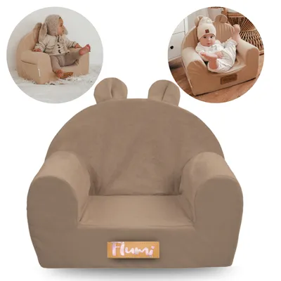 Produktbild von Flumi Kindersessel – Babysessel - Kindersitz fur Kinderzimmer Spielzimmer – Sessel  - 56x42 cm