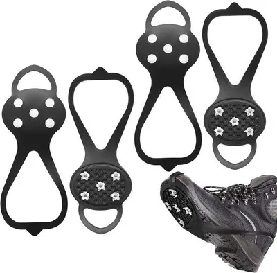 Produktbild von Antislipzooltjes mit 5 Spikes - Anti-slip Schneezehen - für extra Grip - verhindert Rutschgefahr bei Glätte