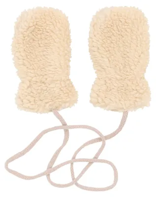 Produktbild von Puck Fäustlinge - Teddy Sand | Babybekleidung Zubehör