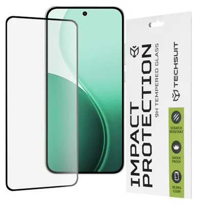 Zdjęcie produktu dla Techsuit - 111D Full Cover / Full Glue Glass Szkło do Oppo Reno14 - czarne