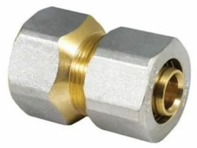 Obrázok produktu pre Spojka rovná, závitová, pre viacvrstvové potrubie TDM, 1/2" x Ø20 (2,0) mm