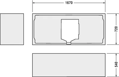 Produktbild von Duravit Duravit Wannenträger f 700312/700313