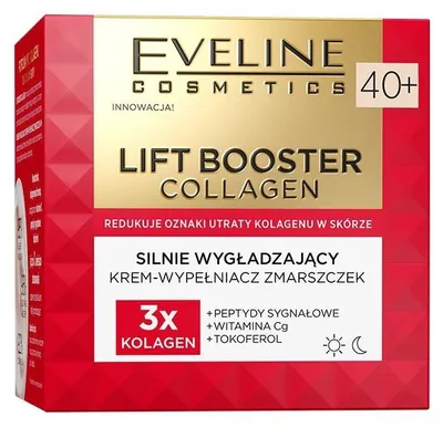 Produktbild von Eveline Cosmetics Lift Booster Collagen – feuchtigkeitsspendende, regenerierende Gesichtscreme