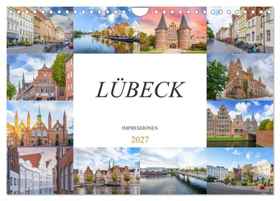 Produktbild von Lübeck Impressionen (Wandkalender 2027 DIN A4 quer), CALVENDO Monatskalender