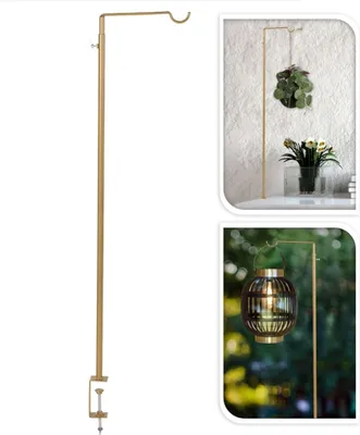 Produktbild von H&S Collection Tischhaken mit Klemme 20x90 cm Golden