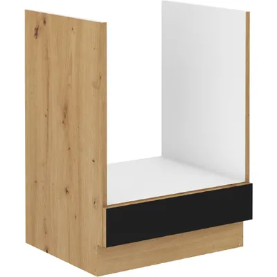Obrázok produktu pre Skrinka dolná na vstavanú rúru 60 MADERA 04 dub artisan / čierna