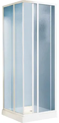 Immagine prodotto di BOX DOCCIA ANGOLARE "SMERALDA" BOLLICINE ACRILICO 58-68x58-68 Ap. 33-48