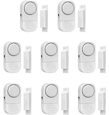 Productafbeelding van Draadloos Deur en Raam Alarmsysteem - 8 Stuks