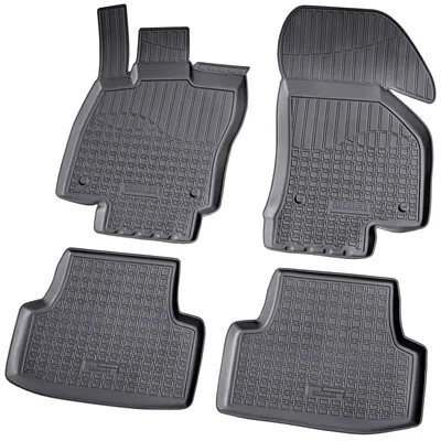 Image de tapis en caoutchouc 3D pour VW Golf VII | type AU | année à partir de 2012> | ajusté avec bordure