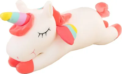 Produktbild von Einhorn Plüschtier Maskottchen Kuscheltier Kuschelig Weiches 80 cm