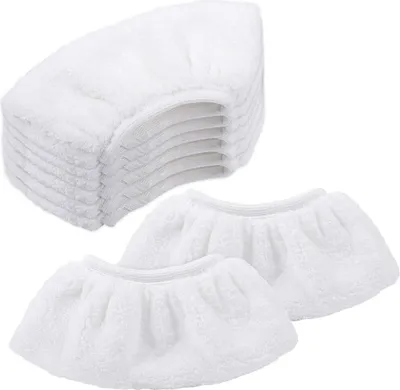 Produktbild von 8 Stück Mikrofasertücher für Kärcher, Handdüsentücher, Zubehör für SC 1, 2, 3, 4, 5 Dampfreiniger