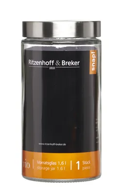 Produktbild von #4xRitzenhoff & Breker Vorratsglas "VIO", rund, 1,6 l