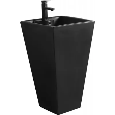 Zdjęcie produktu dla Mexen Pia umywalka wolnostojąca 47 x 47 cm, czarna mat - 26104770