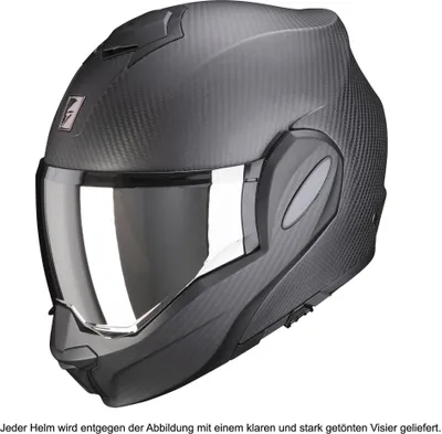 Zdjęcie produktu dla Kask motocyklowy SCORPION EXO-TECH EVO CARBON matowy czarny M