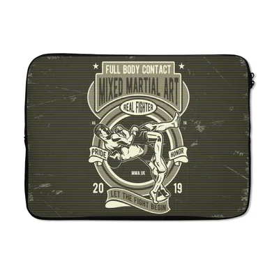 Produktbild von MuchoWow® Laptop Hülle 13 Zoll Mancave - Sport - Kampfsport - Vintage Laptoptasche - Laptophülle - Sleeve - Rundumschutz
