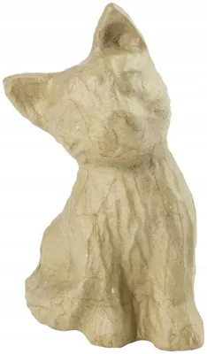Produktbild von Kreativer Bastelset Papierfigur Katze Malen für Kinder