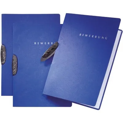 Produktbild von DURABLE Bewerbungs Set DURASWING JOB DIN A4 blau 2 Bewerbungsmappen
