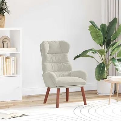 Produktbild von Sessel in Creme aus Samt, 69 x 74 x 93 cm