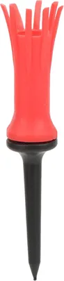 Productafbeelding van Golf tees, zacht rubber, elastisch, met 8 klauwen, balhouders, gereedschap, lage weerstand, plastic tees, rood