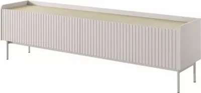 Produktbild von Breiter TV-Ständer 181 cm MATION – skandinavische Eiche / Beige