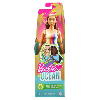 Produktbild von Mattel Barbie Loves the Ocean Puppe im Regenbogenkleid