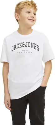 Produktbild von Jack & Jones Caleb Kurzarm-t-shirt Weiß 8 Years Jungen Weiß 8 Years