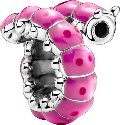 Produktbild von Pandora Charm 790762C01 Cute Curled Caterpillar Sterling Silber 925 Moments Collection