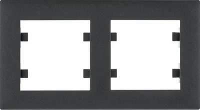 Obrázek produktu pro ntense frame 2-fold horizontal, black WL5723 Lumina Hagerv