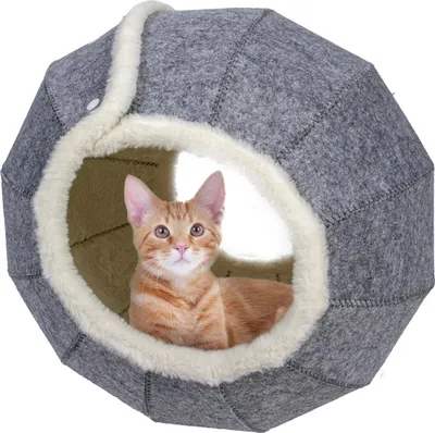 Image de Maison pour chat Duvo+ Jane gris/blanc