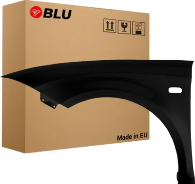 Immagine prodotto di BLU Parafango compatibile con Seat Leon II 2 1P1 LC9Z Sinistra Schwarz BlackMagic | 2005-2012 | Anteriore | Verniciato | Pronto per il montaggio | Acciaio