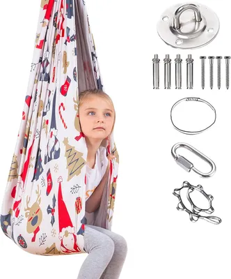 Produktbild von Kinderschaukel für sensorische Therapie,Hängematte,Therapieschaukel,Kinderschaukel für Kinder und Erwachsene mit Autismus,besonderen Bedürfnissen