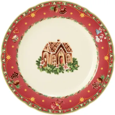 Produktbild von 6 x Frühstücksteller rund 20 cm - Seltmann Weiden Marieluise Weihnachtsnostalgie