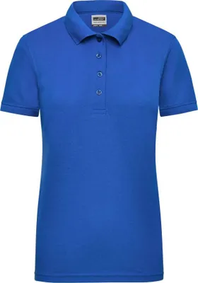 Produktbild von James & Nicholson Damenpoloshirt Workwear, Gr. 2XL,royalblau
