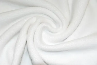Obrázek produktu pro Fleece, micropolar 240g bílá,  látky, metráž  / 50cm