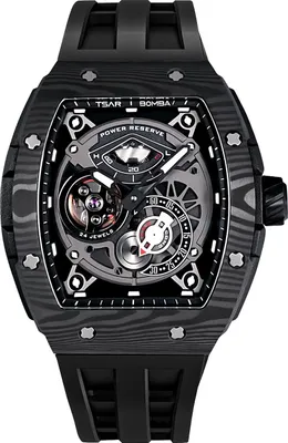 Produktbild von Tsar Bomba TB8210CF-01 Herrenuhr Elemental Karbonfaser Automatik 52mm 5ATM