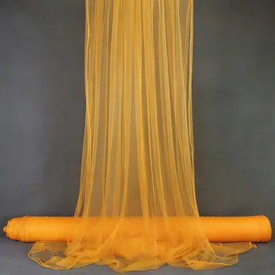 Productafbeelding van Tüll stof voor decoratie, 160 x 100 cm, oranje